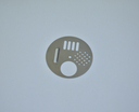 SMALL STAINLESS STEEL BEEHIVE ENTRY DISC