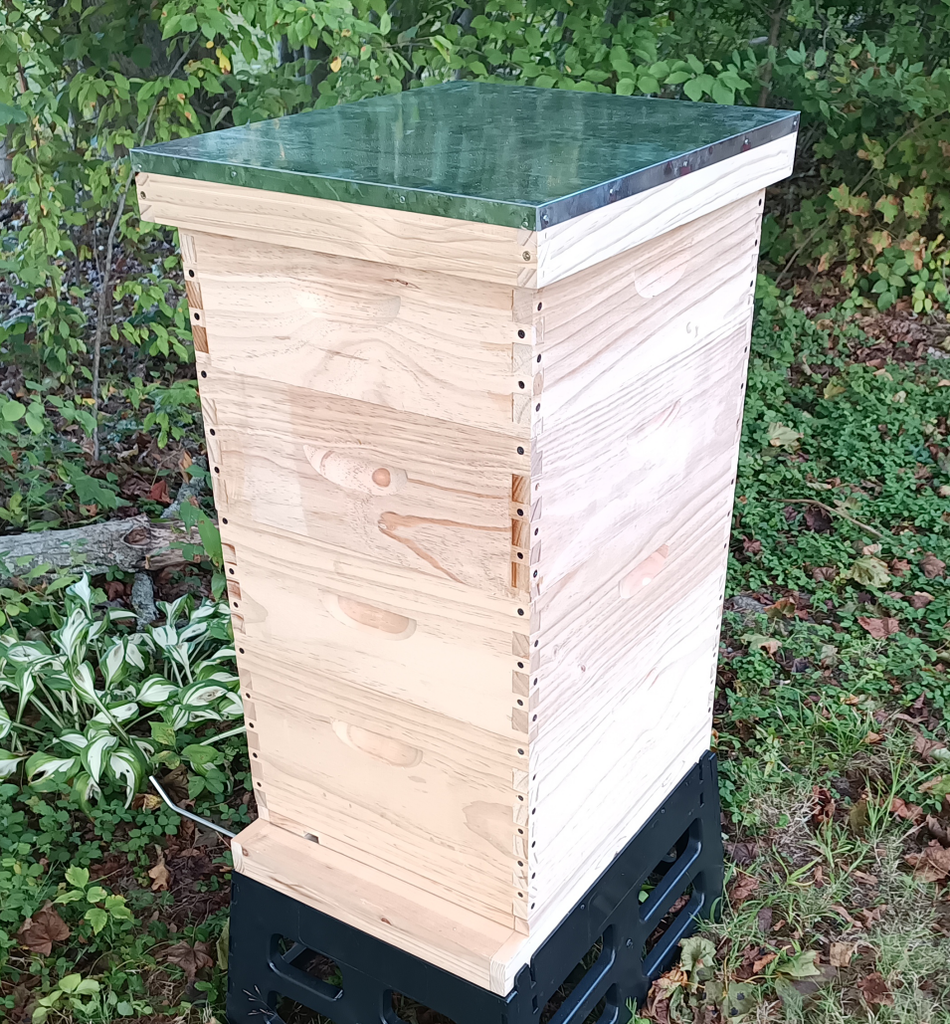 BEEHIVE SET - 1 DEEP AND 3 MEDIUM – UNASSEMBLED – NO FRAME