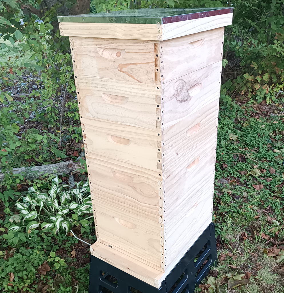 BEEHIVE SET - 2 DEEP AND 3 MEDIUM – UNASSEMBLED – NO FRAME