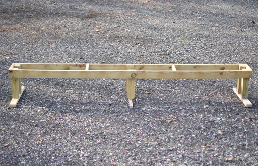 [A1021] WOOD HIVE STAND FOR 6 HIVES