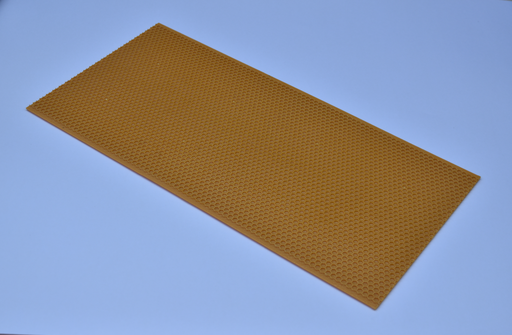 [A1660] DEEP YELLOW PLASTIC FOUNDATION WITHOUT WAX – 100PK
