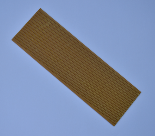 [A1674] MEDIUM YELLOW PLASTIC FOUNDATION WAXED – 10PK