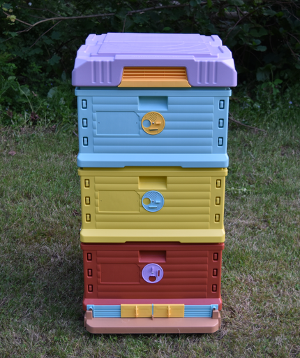 [A2080] INSULATED BEEHIVE SET - 4 DEEP – ASSEMBLED – NO FRAMES